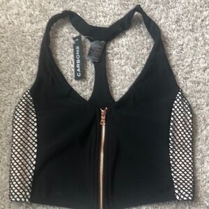 Blue Life | Fishnet Workout Top